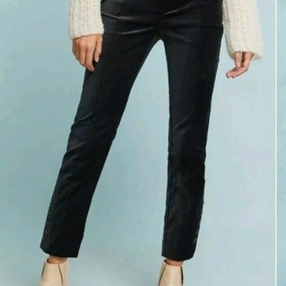 Anthro Velvet Pants
